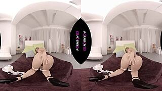 Best virtual reality porn with step sister and big ass cosplay and fingering in 4k