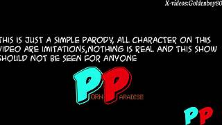 Harley quinn and ivy poison in action cartoon porn