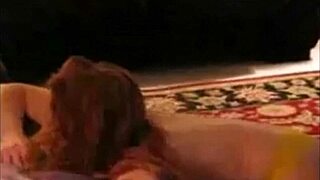 Raw video of a young redhead girlfriend getting her pussy pounded by a huge black cock