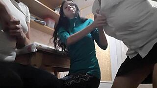 3D video Lesbian escort girl gets paid for mistakes in kitchen