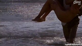Celebrity sex scene with big and small tits in 1998