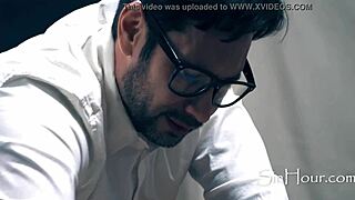A pregnant girl is treated like a patient by mature sex nurse