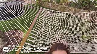 Abigail Mac missionary and cowgirl in a lucky group sex video