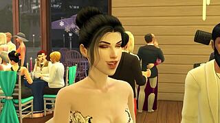 Wicked whims sims 4: Passionate kissing - cute animated sex
