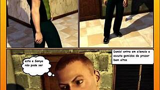 Cartoons ladies have big time sex in a prison orgy