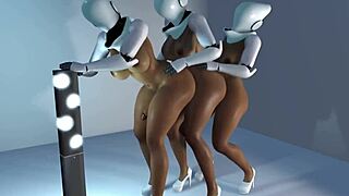 BaraFutasha Futanari Threesome Made Completely of Big Ass and Big Boobs