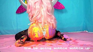 Belle Delphine twerks in a bikini with beauty