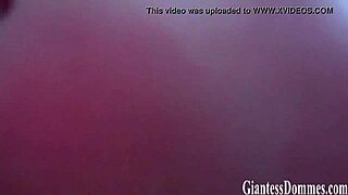 HD femdom clip of Huge sized Giantes that dominate crushes