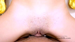 Rides has orgasm Teen with huge natural tits HD video