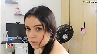 Stepdaughters aunt gets her stepdad to blow job for leaving her at a party