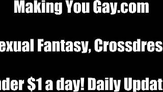 An intense anal play session with Femdom goddess
