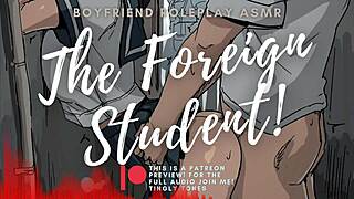 Foreign student outdoor cumshot and blowjob action in this erotic video