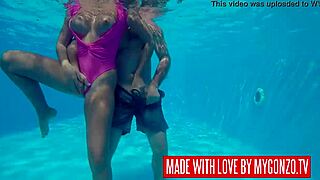 Big boob and big dick in an intense underwater sex scene