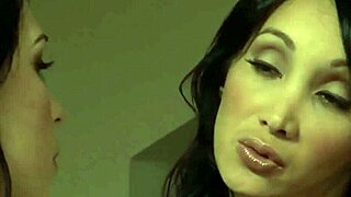 The lesbian lover of busty Angell Summers has kinky office sex