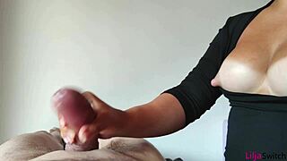 Beautiful tits and hard nipples in POV are close