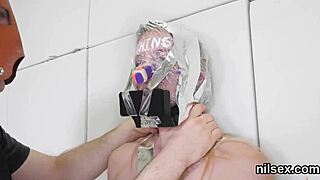 Rough BDSM, with anal licking, deepthroating in Randy's rough BDSM session