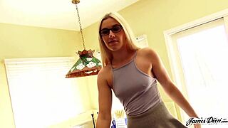 Young porn girls cum hard on dirty talk and rough sex