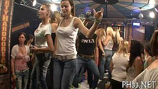Amateur hot and horny group sex