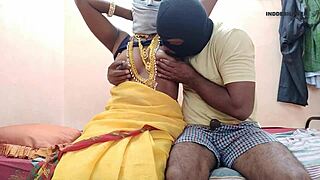 This indian aunty is about to give hot blowjob to her stockbroker husband