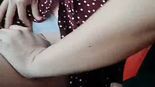 Out door groping and big cock action with a horny pinay