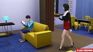 Explore their sexual desires in HD video, Japanese step sister and brother