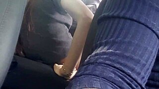 Chetita's solo session in a taxi: A hotwife's dream come true