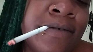 Big ass ebony mistress for tease and smokers