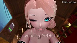 Cabin lap dance virtual sex with big ass babe