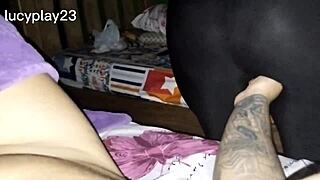 This steamy lesbian orgy features Natural tits and big asses