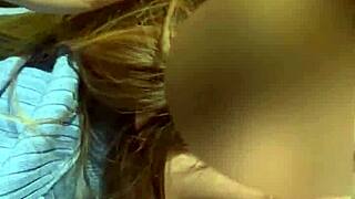 Big ass MILF and blonde babe lead each other to intimacy at a hotel room