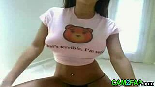 Real amateur girl stripping down and teasing for you all to watch