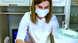 Blonde latex clad sugarnadya performs a hot blow for a lustful man