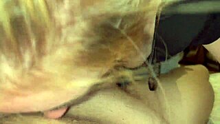 NSFW Amateur brunette blowjob and facefuck to her boyfriend