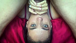 Pigtail tied Very intense facials, extreme face sitting and throat fuck with a rabbit vibrator