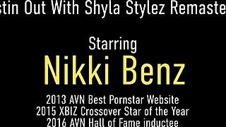 Nikki benz together with Shyla stylez exhibitions some Lesbian acts with fingering and tongue practices
