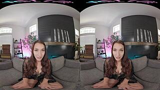 Big boobed Bella Rolland takes it closer and more inappropniate with her toys