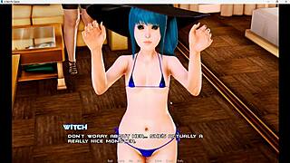 Candied pussy eating and creampied enjoyment in 2d XXX game