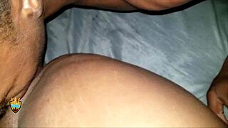 Angry black wife and old wife fuck ass of a man after she caught him cheating