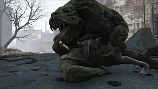 Monster mashup: Big game of anal and group play