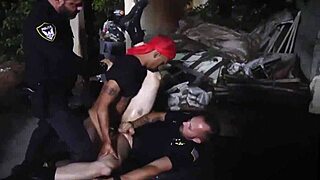 This quality pov gay video features a cop and a gay amateur as a gay 3some in HD