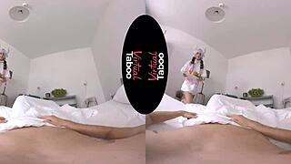 She passionately embraces the taboo anal blowjob