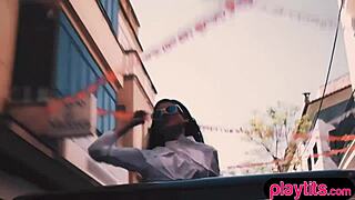 outdoor banging with my girlfriend near rome highway, so hot!