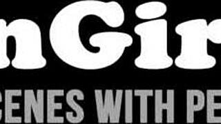 why does the freaky guy watch the mormon babe fingering her tits?