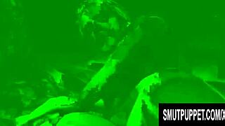 hot brunette kaia kane in 3some sucking dicks