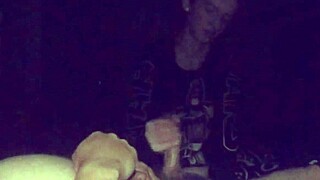 Redhead Hottie Sucks Daddy's Cock And Jacks Him To Completion