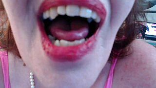 Dawnskye’s filthy, funny and fully endowed older lady strip tease