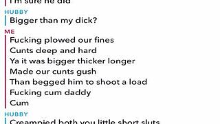 The relation between: Sexting and big dick cumshots in storytelling Snapchat’s sex video