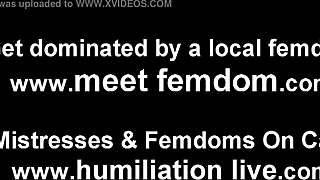 Lock slave in chastity while napping!