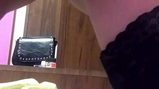 Milf neighbor fingers pussy on public webcam