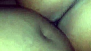 Bent over in doggystyle for creamy creampie backshots